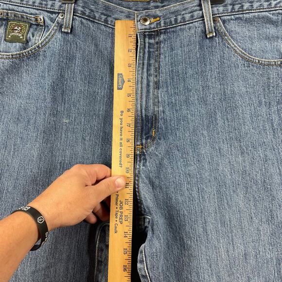 Cinch Green Label Relaxed Fit Jeans Men's 40X32 Blue Denim Tapered Fit Western - Picture 3 of 10